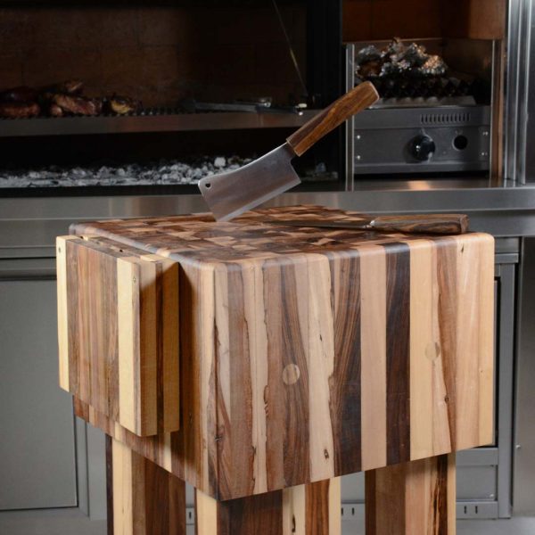 Butcher Block Carnicero Cuadrada