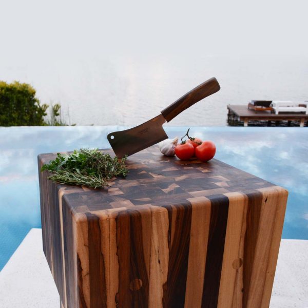 Butcher Block Carnicero Cuadrada