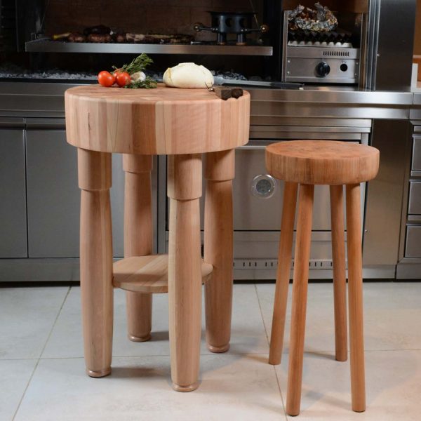 Butcher Block Malibu Redonda