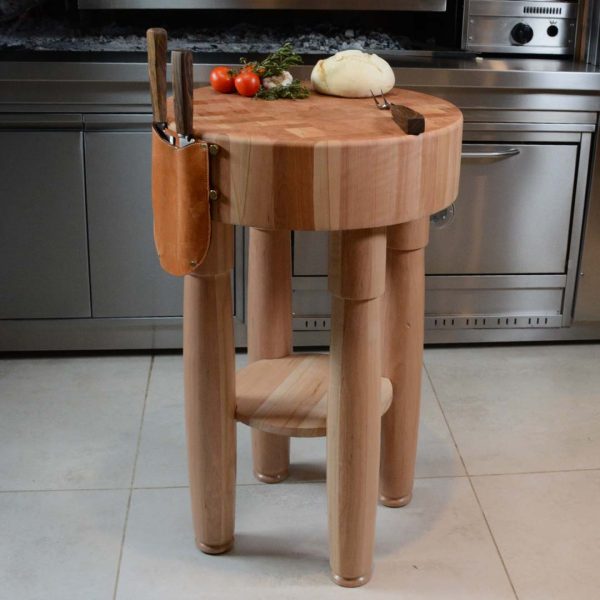 Butcher Block Malibu Redonda