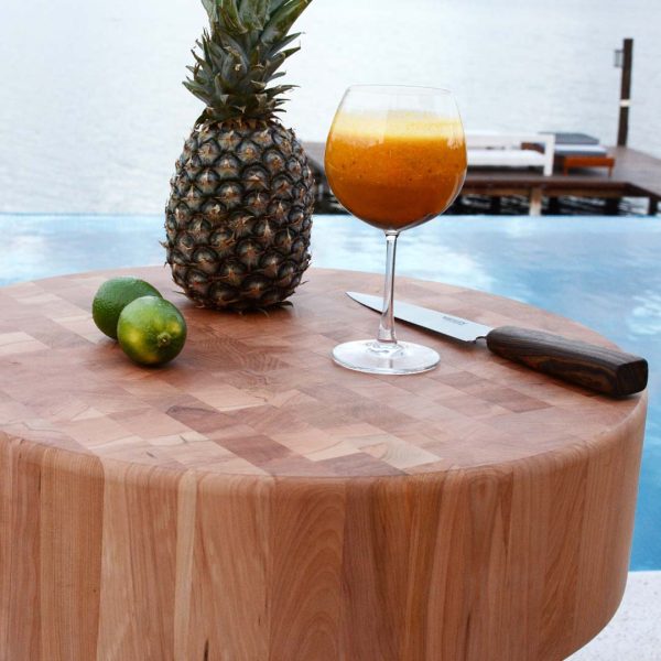 Butcher Block Malibu Redonda